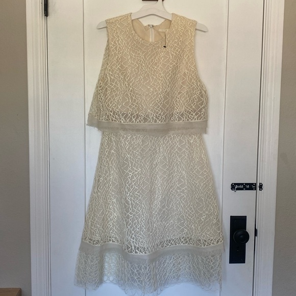 Jonathan Simkhai Designer Ivory Dress - Picture 1 of 5